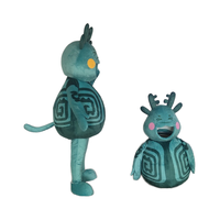 Jouet Mascotte Personnalisé en RPET, Animal en Peluche Écologique Certifié BSCI, Service OEM ODM Personnalisé, Sans Minimum de Commande
