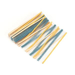 100 pièces 1W 1% résistance à Film métallique 1% 0.1R 0.22R 0.47R 0.68R 1.5K 1R 1K 100K 500K 100R 10K 10 120R 150R 15K <span class=keywords><strong>Ohm</strong></span> 1M 2.2M - Product Image 3