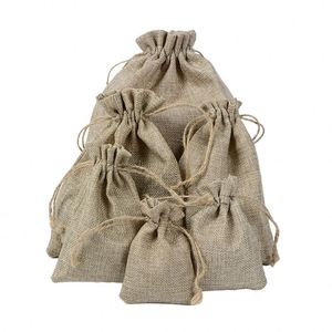 Vente en gros de pochettes en toile de coton biologique personnalisées avec logo écologique pour l'emballage - Product Image 6