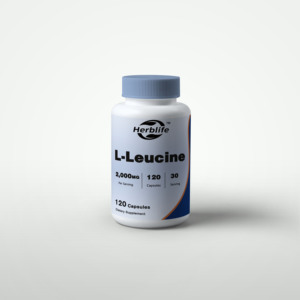 Venta al por Mayor OEM - Personalizable - L-Leucina 2.000 mg, 120 Cápsulas Vegetarianas, Sin GMO, Sin Gluten, 30 Porciones - 120 Cápsulas - Product Image 1
