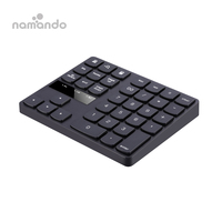 Keyboard Numerik Nirkabel 35 Tombol Tombol MIni Tombol Tombol Numerik Gigi Biru Mendukung Sistem Windows IOS Android Baru