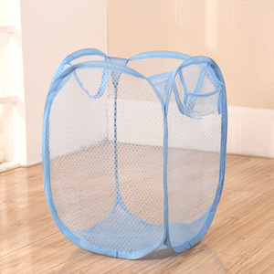 Foldable Laundry <b>Basket</b> – Ventilated Skeleton Design, <b>Large</b> Capacity Portable Dirty Clothes Hamper, Collapsible <b>Storage</b> Bin for - Product Image 3
