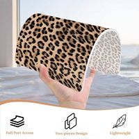 Housse de protection pour ordinateur portable en cuir PU léopard personnalisé, coque rigide en plastique pour MacBook Neo 13 pouces Air 13.6 15 Pro 14 16 pouces pour femmes