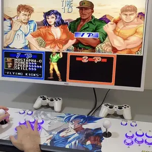 WQMY010 baru 2024 Pandora King of Fighter Arcade Double Joystick TV konsol permainan Pandora Desktop