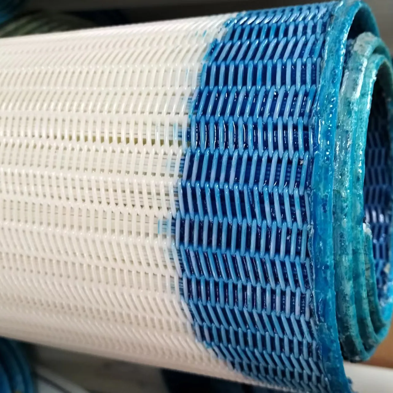 Polyester Báo Chí Lọc Rắn tách chất lỏng Máy sấy lưới băng tải cho bùn mất nước hoặc Xử lý nước thải/nước thải