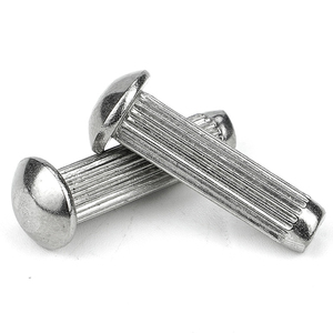 Lot de 10 rivets pleins à tête ronde moletée en acier inoxydable 201 pour étiquettes et plaques signalétiques M1.6 M2 M2.5 M3 M3.5 M4 M4.5 M5 M6 - Product Image 3