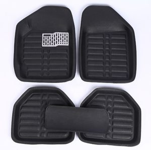 <span class=keywords><strong>2021</strong></span> nouveau Design tapis de sol arrière et avant de voiture 3D tapis de vaisselle profond 5 pièces/ensemble PVC Look noir/Beige pour Renault <span class=keywords><strong>Duster</strong></span> - Product Image 3