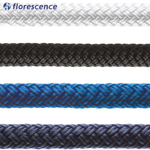 Nylon Double Braided Dock Line Multi Color 3/8 Inch 1/2 Inch 5/8 Inch 3/4 Inch Marine Yacht Boat Mooring Rope with Spliced Eye - Product Image 4