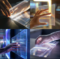 Vente en gros Film guide de lumière LED Feuille de guidage de lumière LGF Feuille de diffuseur et film réfléchissant