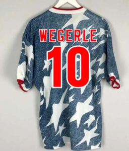 Camiseta de fútbol Retro 1994, Camiseta clásica de fútbol visitante, Wegerle Lalas Ramos Balboa, nombres de jugadores, pantalones cortos transpirables, versión de Jugador - Product Image 1