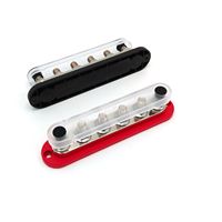Barre de bus négative 300A 12V-48V DC Bloc de distribution 6 x 3/8\" Bornes à vis M10 Barre de bus de masse positive pour automobile voiture bateau