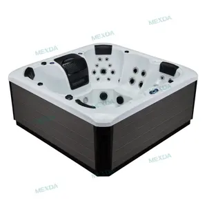 MEXDA Luxury Family Acrylic Whirlpool Hydro 6 Person Freestanding Bathtub Outdoor Spa Hot Tub WS-693