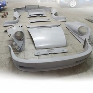 <span class=keywords><strong>Kit</strong></span> carrosserie pour 996 <span class=keywords><strong>en</strong></span> fibre de carbone sèche, pare-chocs avant, capot moteur, <span class=keywords><strong>garde</strong></span>-boue, lèvre de pare-chocs arrière, spoiler, 1999-2004, à visser - Product Image 6