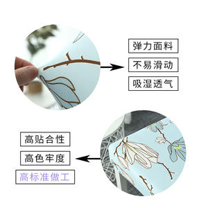 ปลอกหุ้มเก้าอี้ผ้าไหมพิมพ์ลายพืชและดอกไม้แบบยืดหยุ่น ใช้ได้กับเก้าอี้ทั่วไป เหมาะสำหรับโรงแรม - Product Image 3