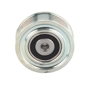 Polea de correa de distribución 16604-23011 para TOYOTA BB BELTA PASSO 6PK Tensión de bomba de dirección asistida y polea Idel para coche japonés Toyota