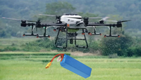 Solution de batterie personnalisée haute capacité 5000mAh 22.2V Li-ion avec connecteur XT60 pour applications de drones FPV et UAV