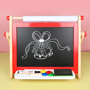 Tablero de dibujo de madera para niños, juguete para niñas, niños, tablero de escritura a mano de doble cara, juguete educativo - Product Image 6
