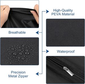 Housse de protection personnalisée pour robe de mariée longue, robe de soirée, sac de protection pour robe en non-tissé avec logo - Product Image 5