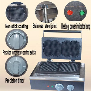 <span class=keywords><strong>Gaufrier</strong></span> professionnel en acier inoxydable avec moule à sucettes, nouveau modèle 220V - Product Image 5