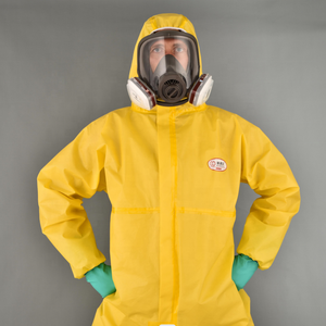 2023 nouvelle combinaison de protection chimique 98% combinaison de sécurité industrielle résistante à l'acide sulfurique combinaisons nucléaires jetables dangereuses - Product Image 3
