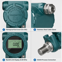 Transmetteur de pression antidéflagrant en acier inoxydable 2088 IP65 intelligent à silicium diffusé pour applications aquatiques/hydrauliques, personnalisable OEM