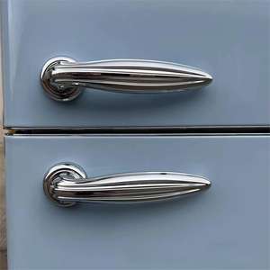 Réfrigérateur Américain Rétro Grande Capacité 212L 300L, <span class=keywords><strong>Rouge</strong></span> Jaune Orange Bleu Vert, Double Porte, Congélateur Bas - Product Image 4