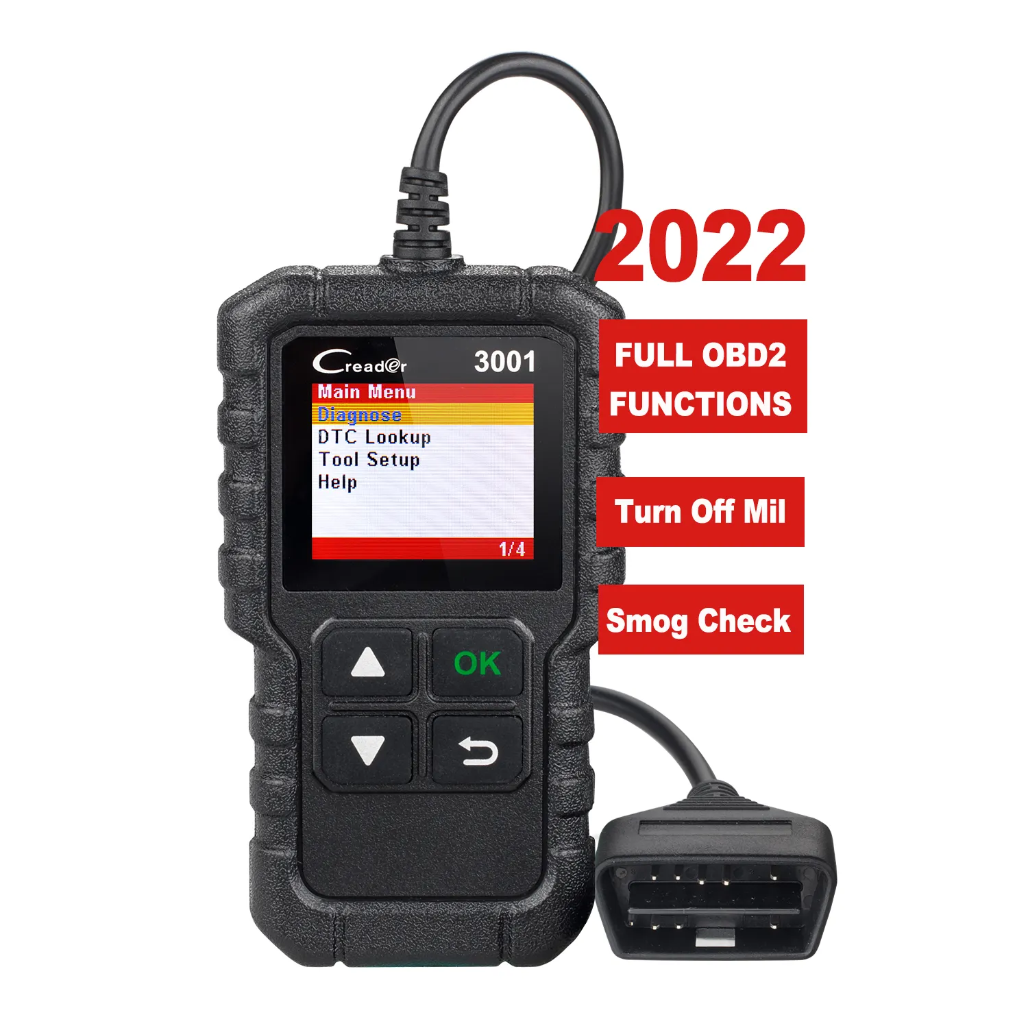 Best Selling Product Amazon Launch CR3001 Obd2 Scanner Diagnostic Tool Car Machine Check Engine Professional Code Reader