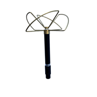 Antenne de drone étanche FPV 915 MHz, gain 3 dBi, impédance 50 ohms, fibre de verre, communication UAV à quatre pales - Connexion M