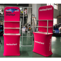 Promotion modulaire support debout libre support publicitaire avec étagères présentoirs et supports de vente au détail