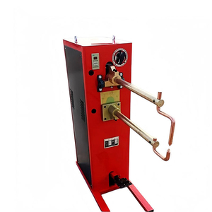 Máquina de soldadura por puntos de pedestal de alta resistencia con pedal eléctrico para fabricación de placas de acero y herrajes - Product Image 1