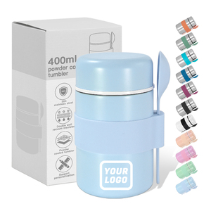 <span class=keywords><strong>Thermos</strong></span> à soupe <span class=keywords><strong>pour</strong></span> aliments chauds, <span class=keywords><strong>thermos</strong></span> <span class=keywords><strong>alimentaire</strong></span> sous vide de 400 ml en acier inoxydable 304, récipient <span class=keywords><strong>alimentaire</strong></span> isotherme à large ouverture avec cuillère - Product Image 6