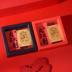 Pegatina Metálica para Teléfono <span class=keywords><strong>con</strong></span> Diseño de Dibujos Animados en Lámina Dorada que Simboliza la Buena Fortuna Continua - Product Image 2