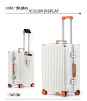 Tas koper desain asli, koper berpergian bingkai aluminium, Notebook kreatif