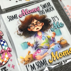 Pegatinas Termoadhesivas Personalizadas con Varios Diseños para el Día de la Madre, Regalos DIY para Mamá, Vinilo DTF para Camisetas y Sudaderas, Lavable - Product Image 2