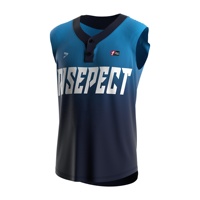 Maillot de baseball respirant, uniformes d'équipe personnalisés avec tissu anti-odeur à séchage rapide pour les jours de match et l'entraînement