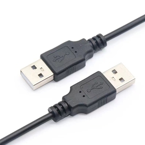 Cavo USB ad alta velocità 0.3m 0.5m 1m 2m 3m cavo 2.0 USB nero tipo maschio a cavo di prolunga 2.0 USB maschio - Product Image 3