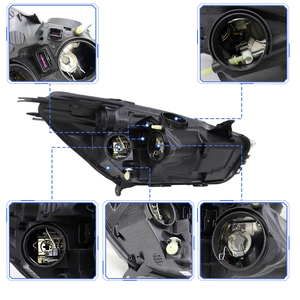 Phare Halogène OEM 260609493R 260103421R de Haute Qualité, Étanche IP67, 24V, Ampoule H16B, Noir pour Renault <span class=keywords><strong>Clio</strong></span> <span class=keywords><strong>4</strong></span> IV 2016-2019, Plastique Neuf - Product Image 5