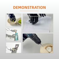 ZBDynamiX - Mano Robótica Pequeña de 169 mm y 457 g, 5 Dedos, 6 Grados de Libertad, Carga Útil de 25 kg, Mano Robótica Humanoide Ligera