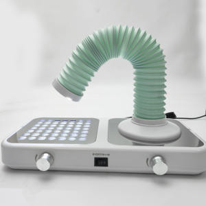 Colector de Polvo IBelieve para Salón de Belleza, Herramienta de Manicura y Pedicura Profesional, <span class=keywords><strong>Aspiradora</strong></span> de Doble Turbina con Succión Superior e Inferior - Product Image 2