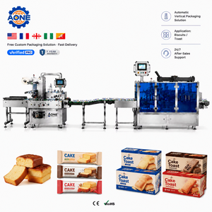 Machine d'emballage automatique pour barres chocolatées, avec fonction <span class=keywords><strong>de</strong></span> flow-pack et <span class=keywords><strong>de</strong></span> cartonnage, pour l'emballage <span class=keywords><strong>de</strong></span> boîtes Skittles et Starburst - Product Image 1