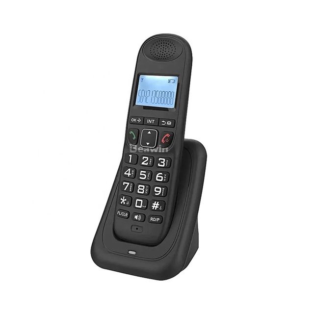 DECT 6.0 Cordless Landline Phone 1.8GHz and 1.9GHz Wireless Telephone with Caller ID Display for Hotel Office Home