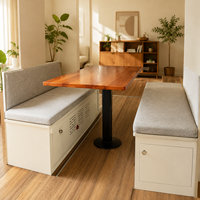 Ensemble de meubles pour camping-car en aluminium de qualité supérieure, canapé pliant, chaise, table, armoire de rangement, imperméable, résistant au feu, sur mesure
