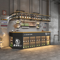 Meubles de bar lumineux LED en forme de U sur mesure, grand format, pour discothèque, table colorée, comptoir de bar