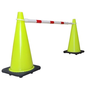 Length200cm PVC <span class=keywords><strong>extensible</strong></span> barre de cône de trafic <span class=keywords><strong>barrière</strong></span> de chantier - Product Image 1