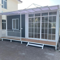 Maison modulaire détachable de 20 pieds maison modulaire de secours préfabriqué Sauvetage d'urgence Maison mobile en conteneur
