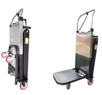 Carretilla Eléctrica para Subir Escaleras de 1000W y 500KG de Capacidad, Batería de Litio de 48V72Ah, Plegable, Motorizada, para Transportar Mercancías