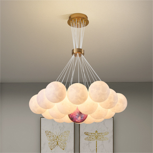 <span class=keywords><strong>Lampadario</strong></span> a Sospensione Unico e Bellissimo a Forma di Luna per Cameretta dei Bambini, Lampada a Sfera per <span class=keywords><strong>Camera</strong></span> <span class=keywords><strong>da</strong></span> <span class=keywords><strong>Letto</strong></span> e Soggiorno - Product Image 1