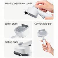 Accessoires pour animaux de compagnie produits de nettoyage et de toilettage peigne pour enlever les poils de chiens et chats