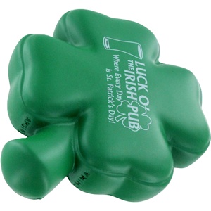 Custom Designed 4-<b>Leaf</b> Clover PU Stress Reliever Promotional Toy Stress Ball - Product Image 5