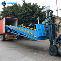CE 8T 10T conteneur Dock rampe chariot élévateur mécanique Mobile hydraulique levage rampe de chargement
